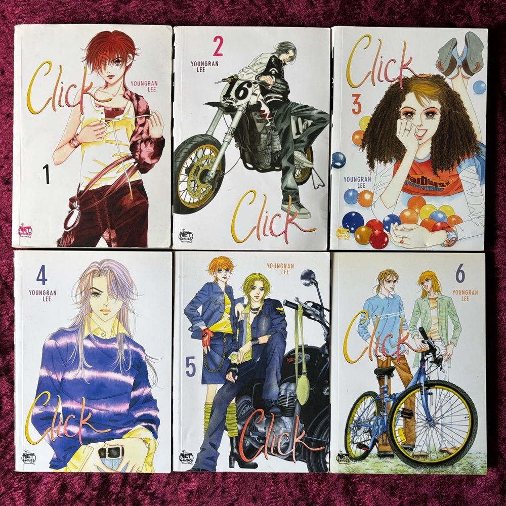 Click Manga Series Volumes 1-6